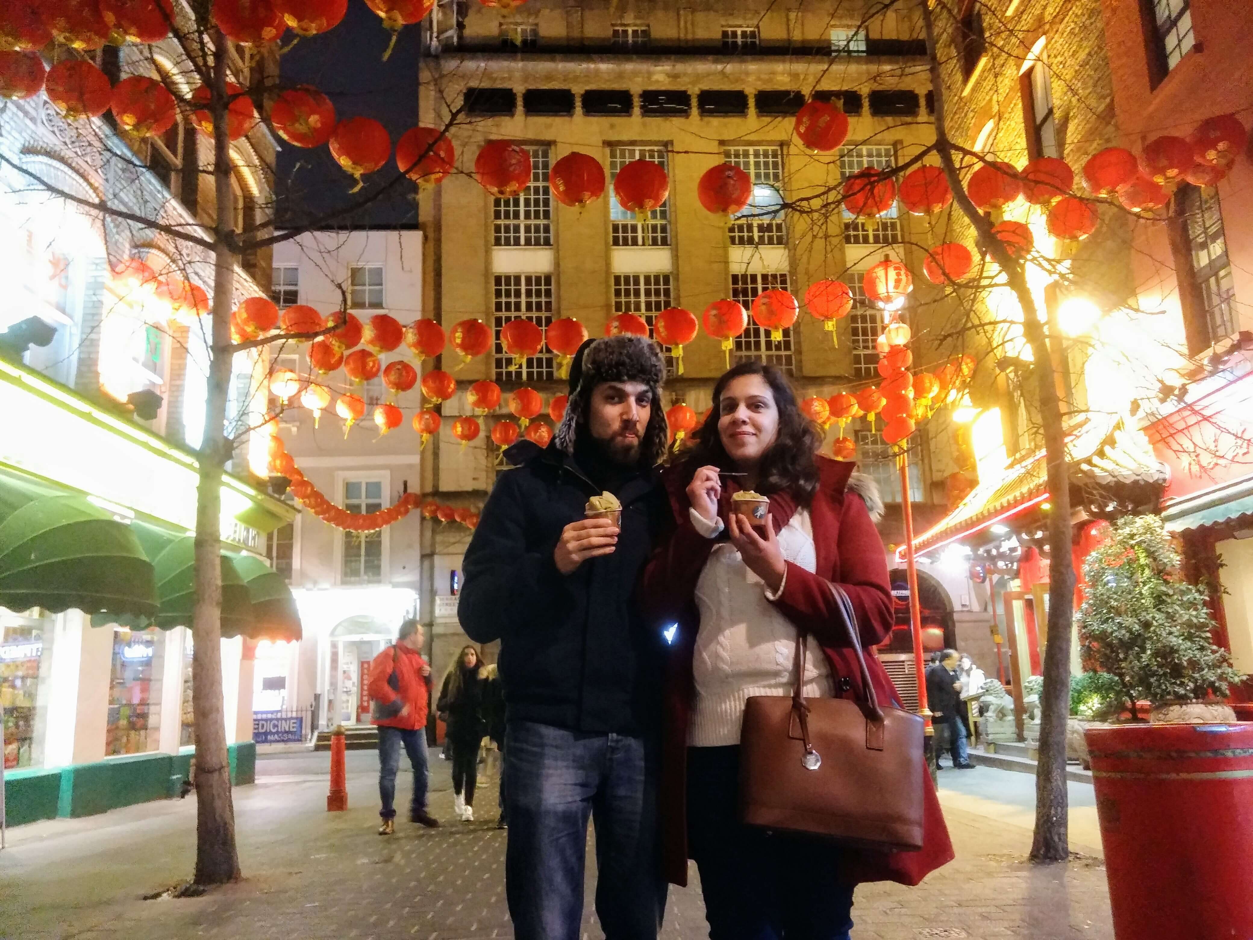 Tiago and Sara at Chinatown